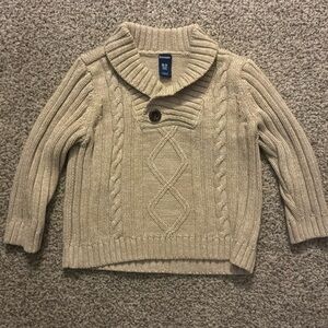 Boys Tan Sweater
